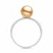 Кольцо из белого золота с морскими жемчужинами Акойя 7,5-8 мм. Артикул 11657