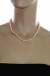 Ожерелье из персикового круглого морского жемчуга 6,5-7 мм. Артикул 7716