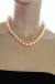 Ожерелье из персикового рисообразного жемчуга 10-11 мм. Артикул 8391