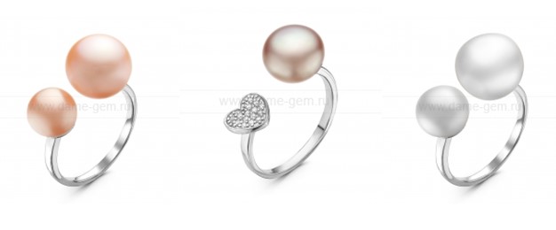 кольца в стиле Dior - авторские украшения из жемчуга