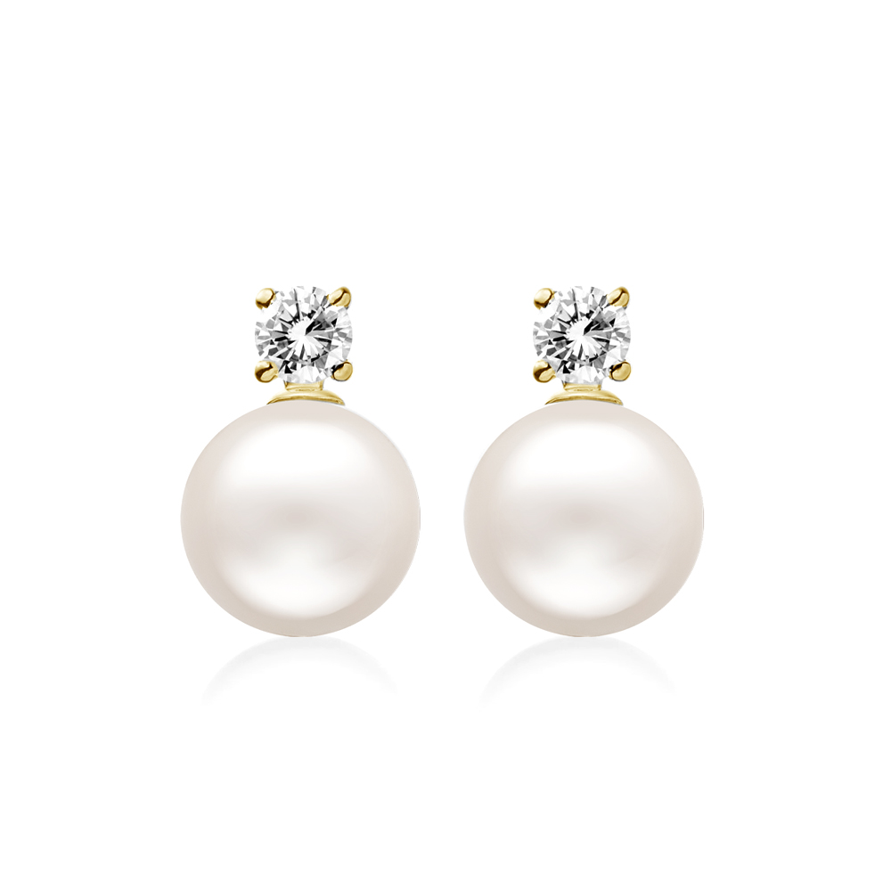 Серьги из серебра с белыми жемчужинами 7,5-8 мм. Артикул 11826 Серьги из серебра с белыми жемчужинами 7,5-8 мм. Артикул 11826