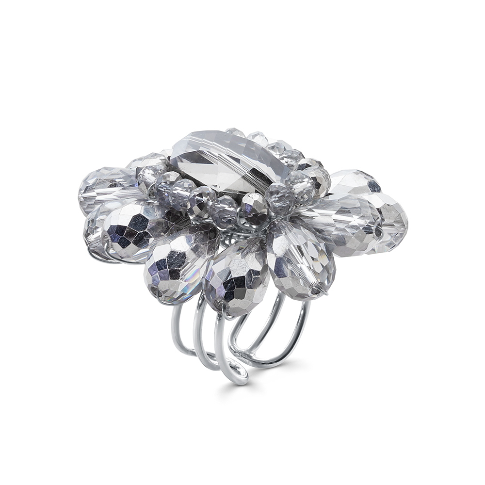 Кольцо из кристаллов. Артикул 12345