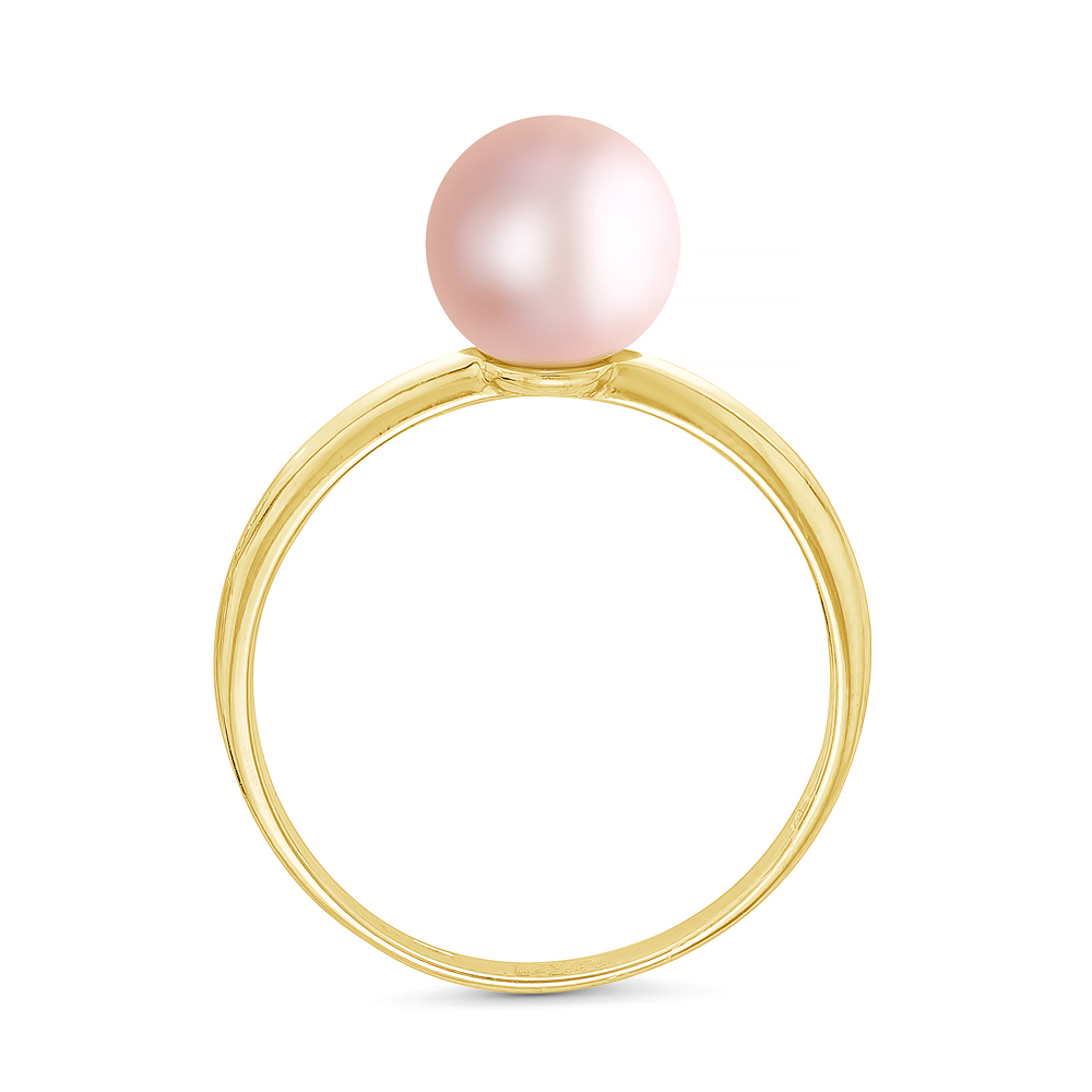 Кольцо из серебра 925 пробы с розовой жемчужиной 7-7,5 мм. Артикул 11809 Кольцо из серебра 925 пробы с розовой жемчужиной 7-7,5 мм. Артикул 11809