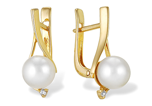 Серьги из серебра с белыми жемчужинами 7-7,5 мм. Артикул 11488 Серьги из серебра с белыми жемчужинами 7-7,5 мм. Артикул 11488