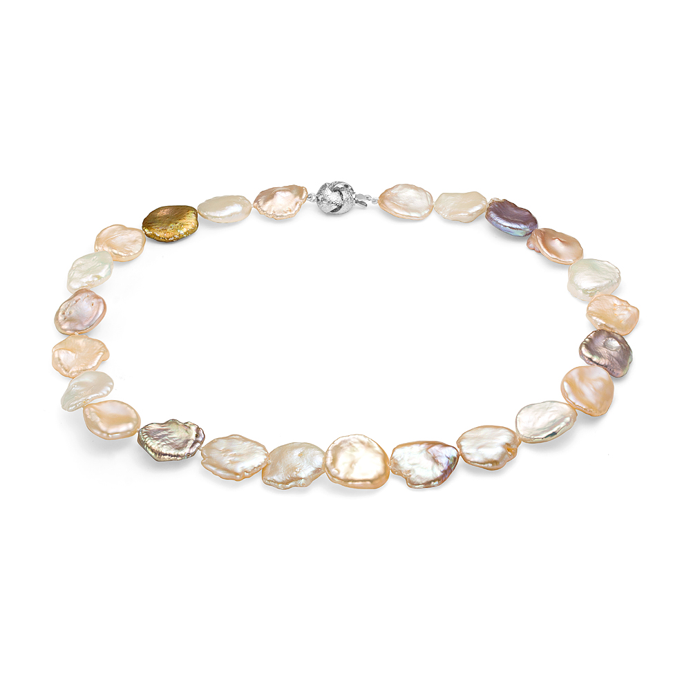 Ожерелье "микс" из розового барочного жемчуга 13-15 мм. Качество жемчуга наивысшее ААА. Артикул 7613 Ожерелье "микс" из розового барочного жемчуга 13-15 мм. Качество жемчуга наивысшее ААА. Артикул 7613