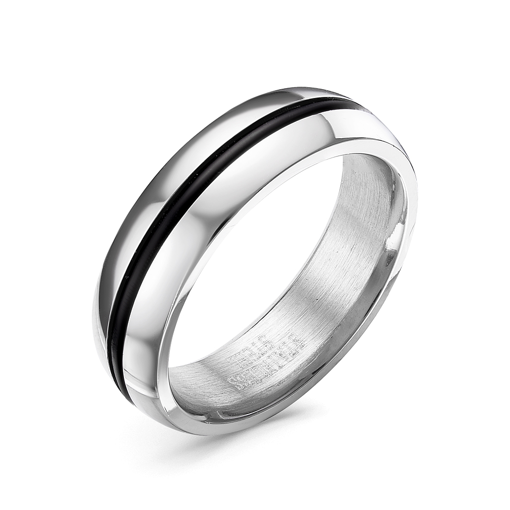 Кольцо мужское из ювелирной стали. Артикул 12518
