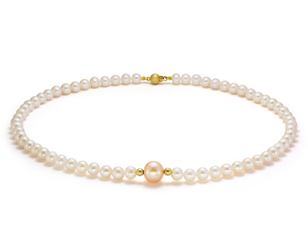 Ожерелье со вставками из серебра из речного жемчуга 6,5-11 мм. Качество жемчуга наивысшее ААА. Артикул 9734 Ожерелье со вставками из серебра из речного жемчуга 6,5-11 мм. Качество жемчуга наивысшее ААА. Артикул 9734