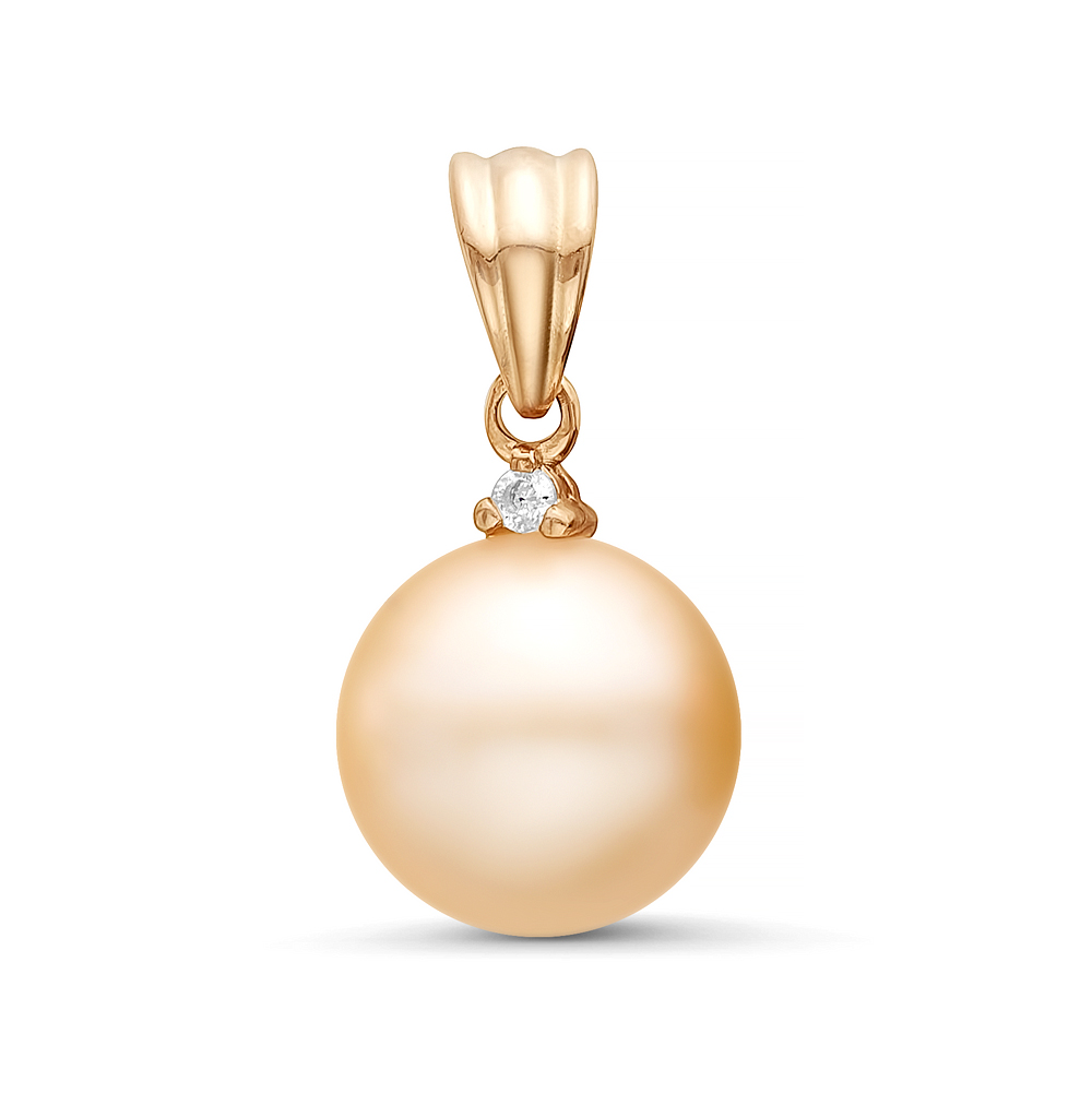 Кулон из серебра с розовой жемчужиной 8,5-9 мм. Артикул 11374 Кулон из серебра с розовой жемчужиной 8,5-9 мм. Артикул 11374