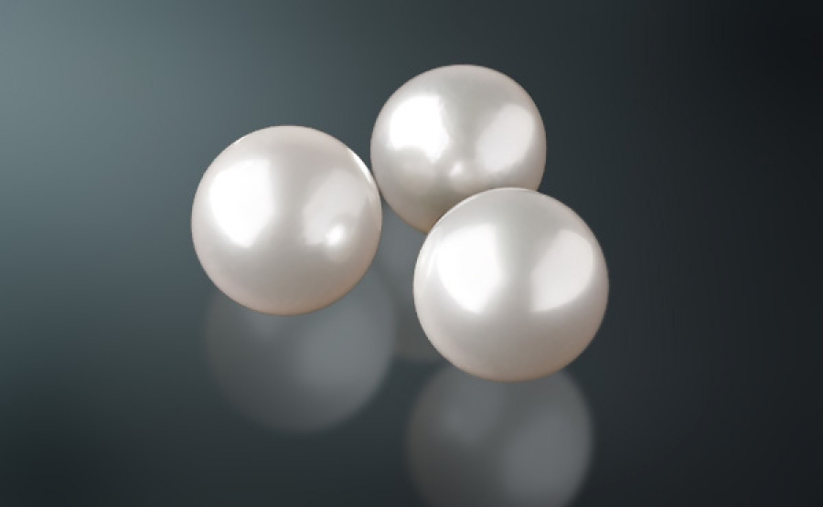 Жемчужина "Эдисон" круглая белая 12-12,5 мм. Класс высокий АА+. Артикул 11217