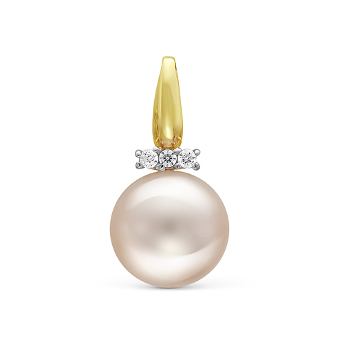 Подвеска из серебра с белой жемчужиной 7,5-8 мм. Артикул 10647 Подвеска из серебра с белой жемчужиной 7,5-8 мм. Артикул 10647