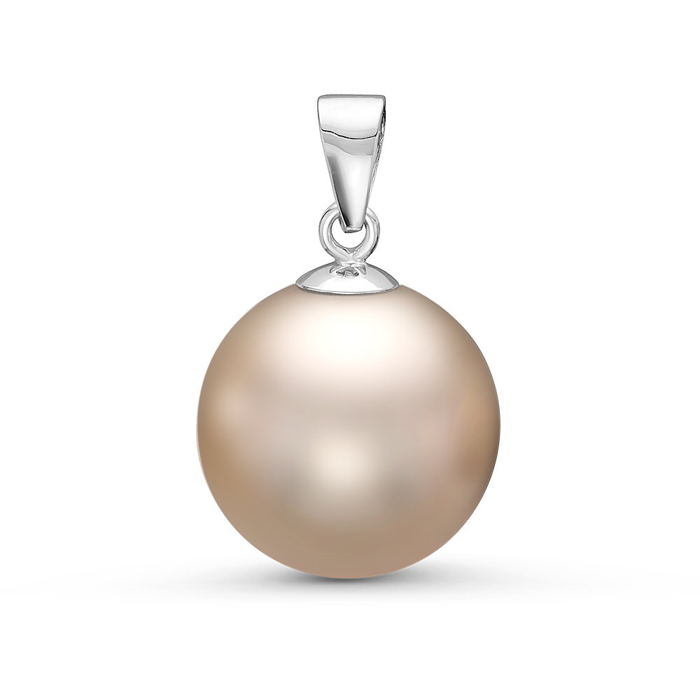 Кулон из золота 585 пробы с серой Таитянской жемчужиной 10,6-10,9 мм. Артикул 10836 Кулон из золота 585 пробы с серой Таитянской жемчужиной 10,6-10,9 мм. Артикул 10836