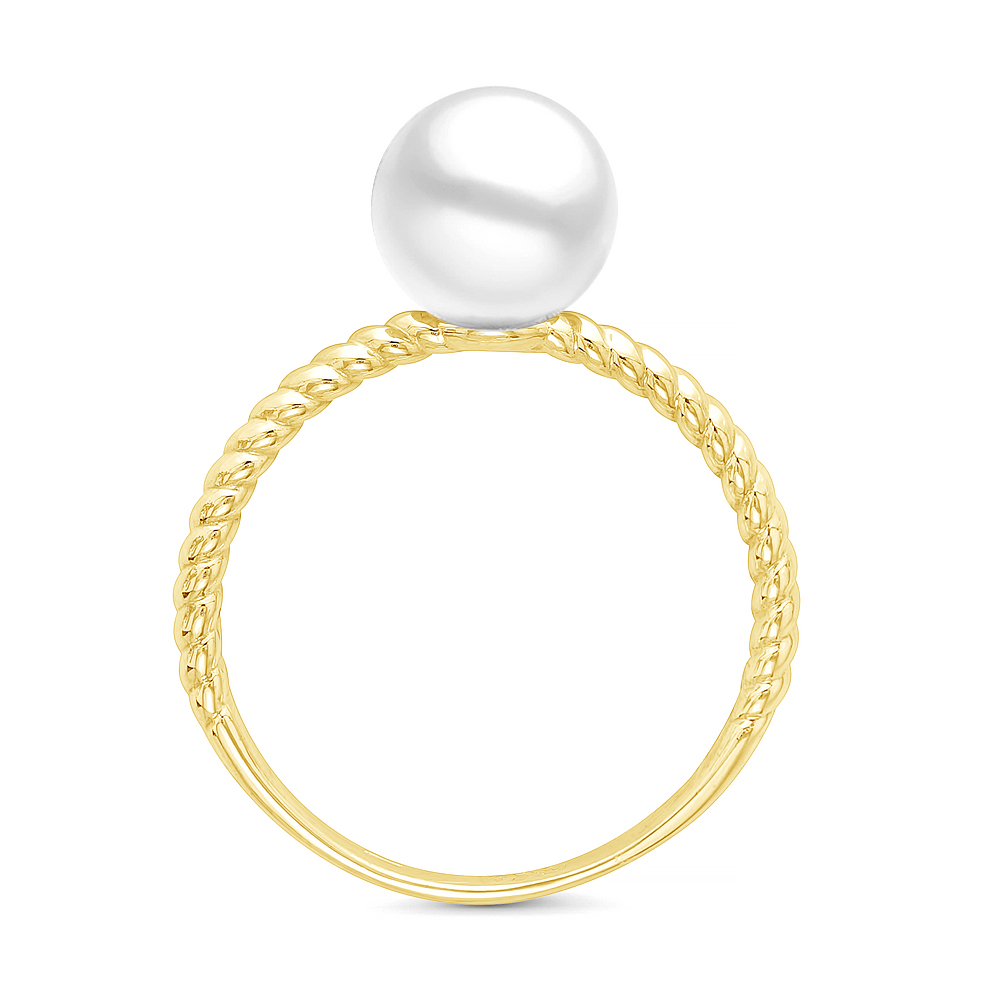 Кольцо из серебра 925 пробы с белой жемчужиной 7,5-8 мм. Артикул 12278 Кольцо из серебра 925 пробы с белой жемчужиной 7,5-8 мм. Артикул 12278