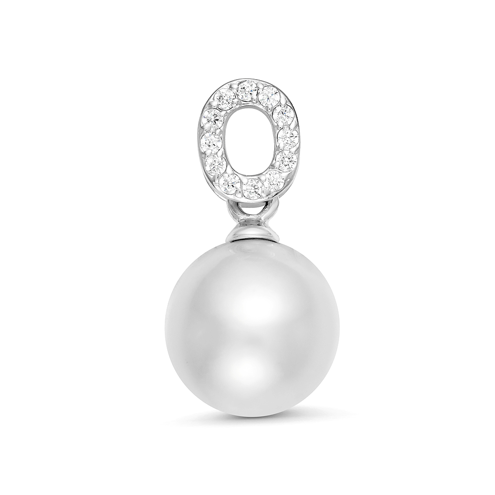 Кулон из серебра с белой Австралийской жемчужиной 10-10,5 мм. Артикул 12248 Кулон из серебра с белой Австралийской жемчужиной 10-10,5 мм. Артикул 12248