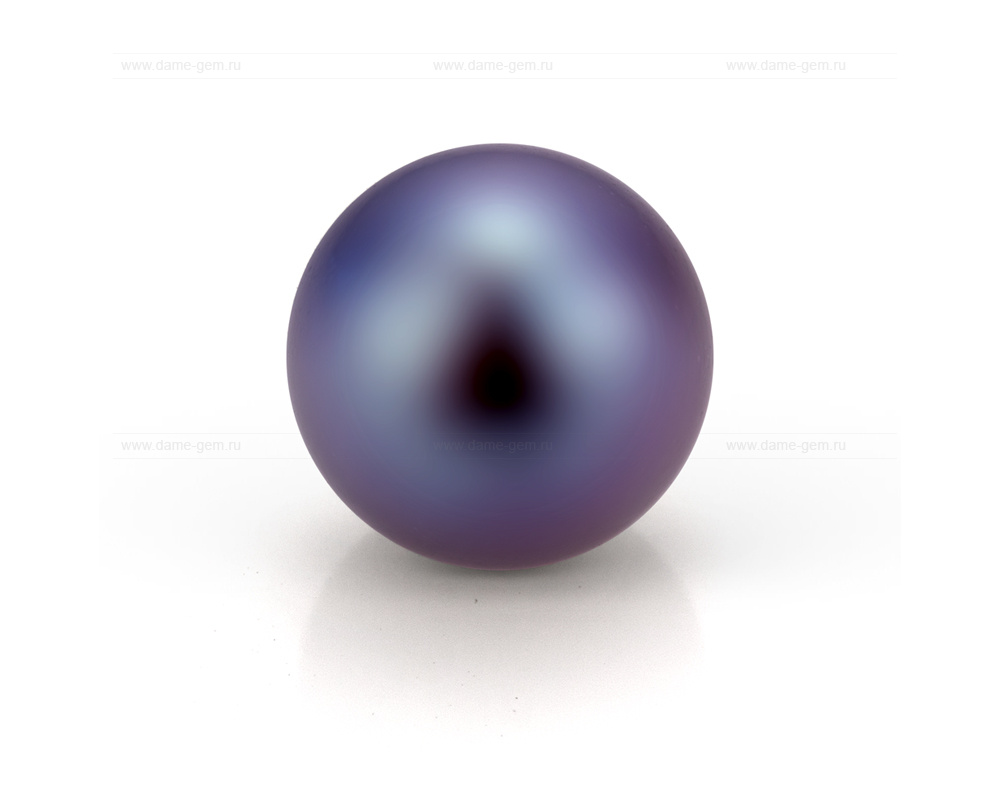 Жемчужина круглая черная 9,5-10 мм. Класс наивысший ААА. Артикул 10551