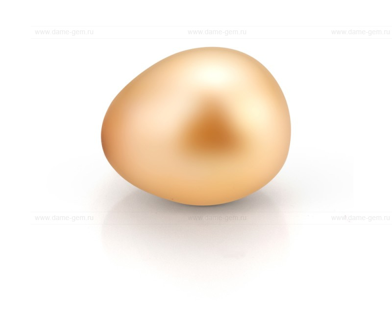 Жемчужина каплевидная золотистая 9,5-10 мм. Класс наивысший ААА. Артикул 9848