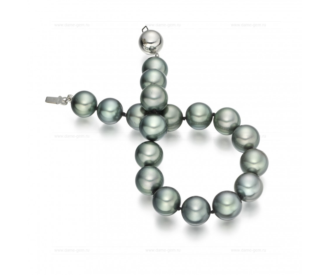 Браслет из серебристого морского жемчуга Акойя 8,5-9 мм. Качество жемчуга высокое АА+. Артикул 9122