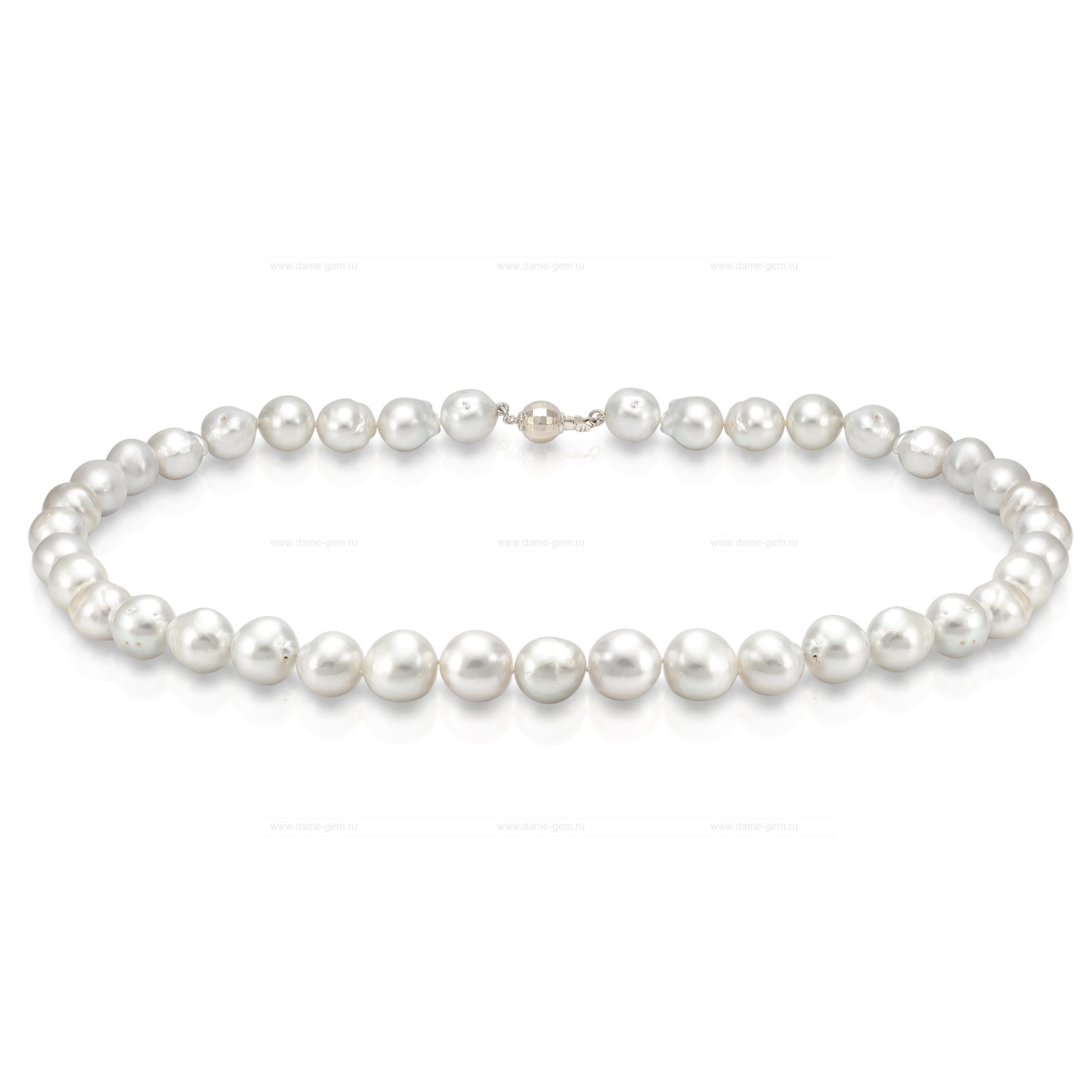 Ожерелье из белого морского жемчуга Акойя (Япония) 9-9,5 мм. Качество жемчуга высокое АА+. Артикул 8288 Ожерелье из белого морского жемчуга Акойя (Япония) 9-9,5 мм. Качество жемчуга высокое АА+. Артикул 8288
