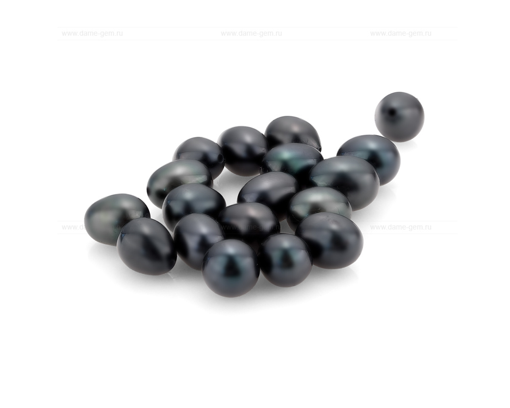 Жемчужина каплевидная черная 7,5-8 мм. Класс наивысший ААА. Артикул 10555