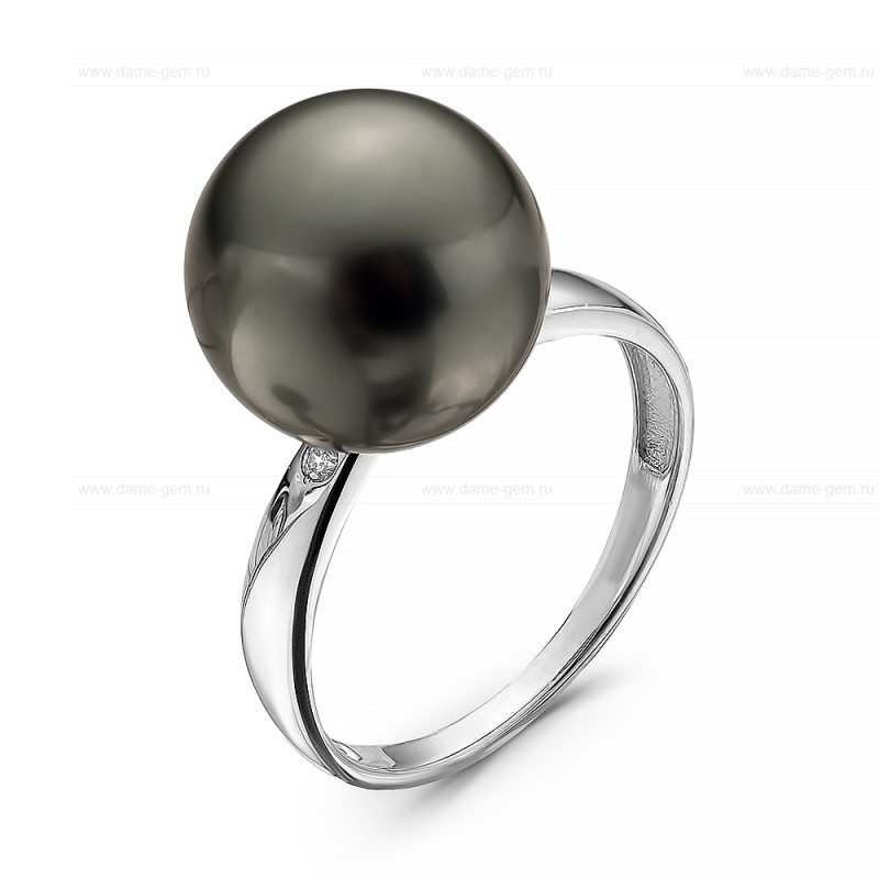 Кольцо из золота 585 пробы с морской Таитянской жемчужиной 11,6-11,9 мм. Артикул 10332 Кольцо из золота 585 пробы с морской Таитянской жемчужиной 11,6-11,9 мм. Артикул 10332