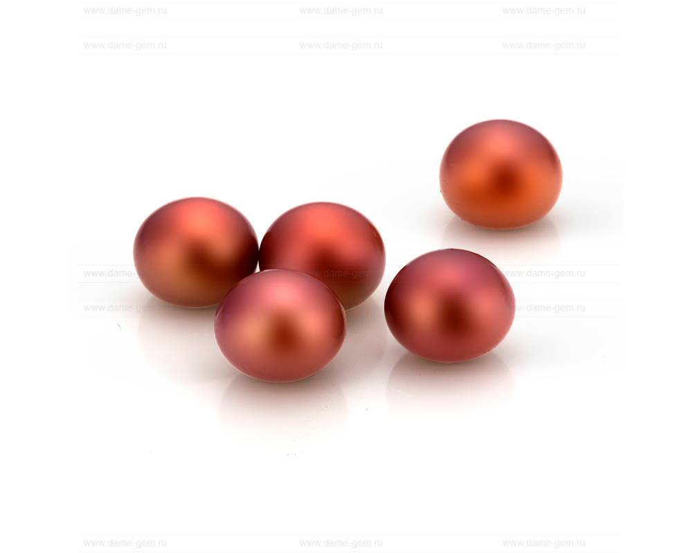 Жемчужина сплющенная шоколадная 9,5-10 мм. Класс наивысший ААА. Артикул 10560