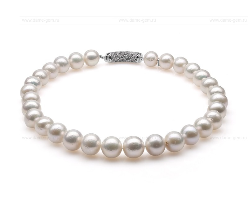 Ожерелье из 30 жемчужин из белого жемчуга "Эдисон" 11-13,5 мм. Качество жемчуга высокое АА+. Артикул 10276 Ожерелье из 30 жемчужин из белого жемчуга "Эдисон" 11-13,5 мм. Качество жемчуга высокое АА+. Артикул 10276