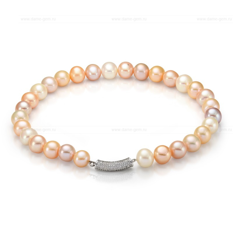 Ожерелье "микс" из 30 жемчужин из жемчуга "Эдисон" 12-13 мм. Качество жемчуга высокое АА+. Артикул 9985