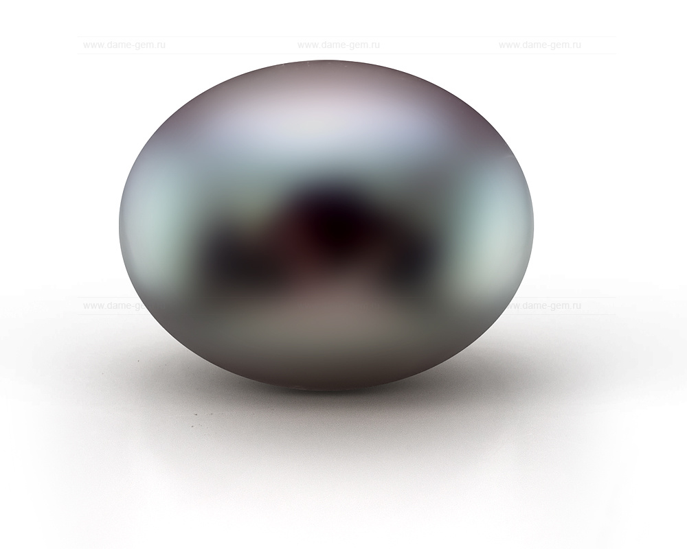 Жемчужина сплющенная черная 10,5-11 мм. Класс наивысший ААА. Артикул 10561