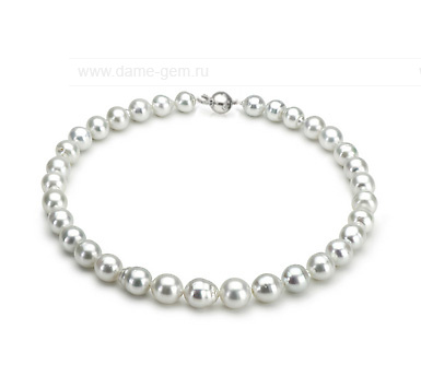 Ожерелье из морского Австралийского жемчуга "Барокко" 10-12 мм. Качество жемчуга высокое АА+. Артикул 11684