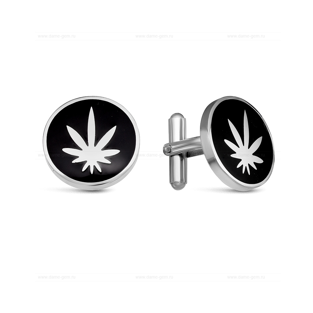 Запонки из ювелирной стали. Артикул 12504