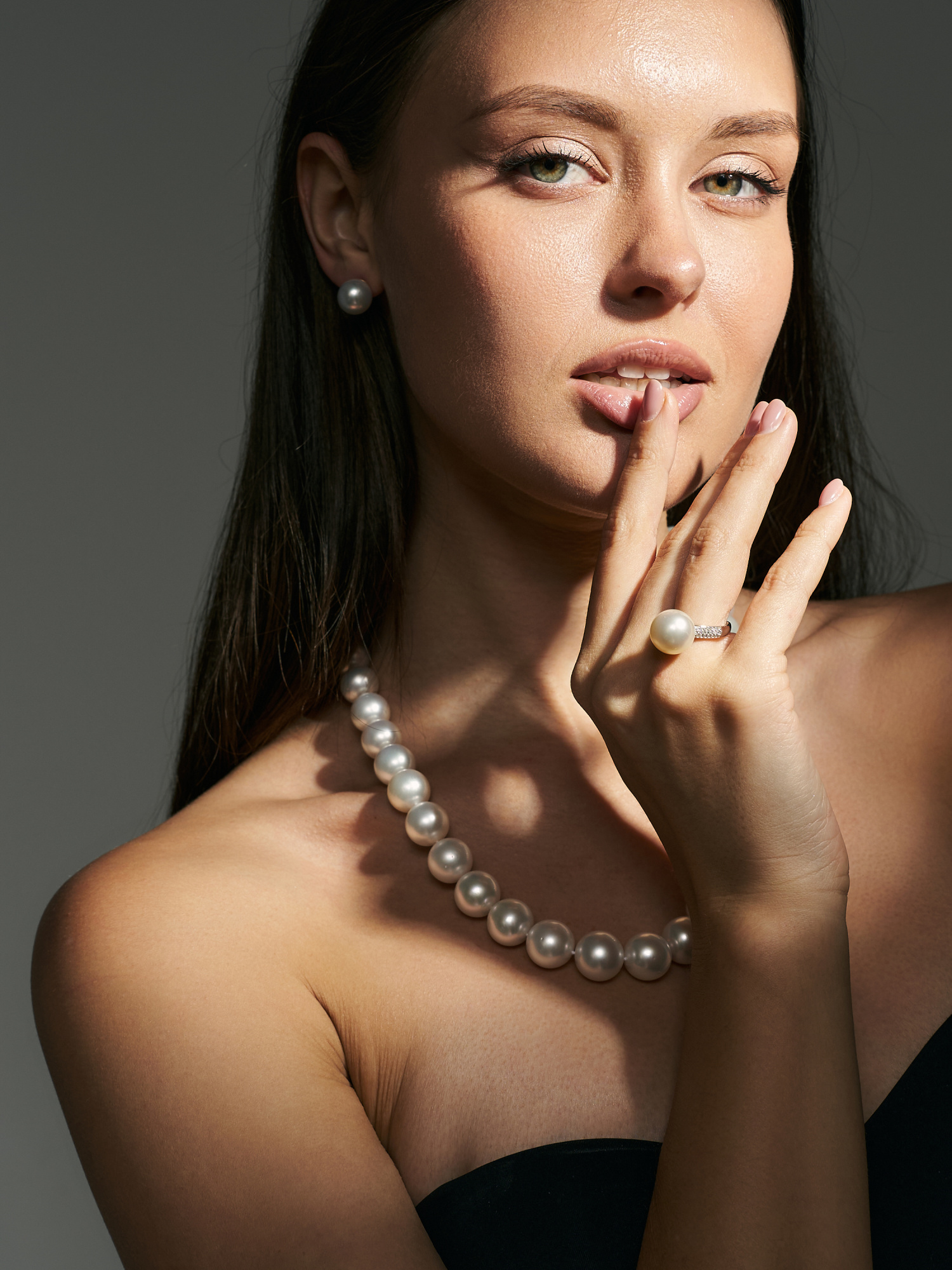 Ожерелье из белого морского Австралийского жемчуга 13-15,6 мм. Качество жемчуга наивысшее ААА. Артикул 11676 Ожерелье из белого морского Австралийского жемчуга 13-15,6 мм. Качество жемчуга наивысшее ААА. Артикул 11676