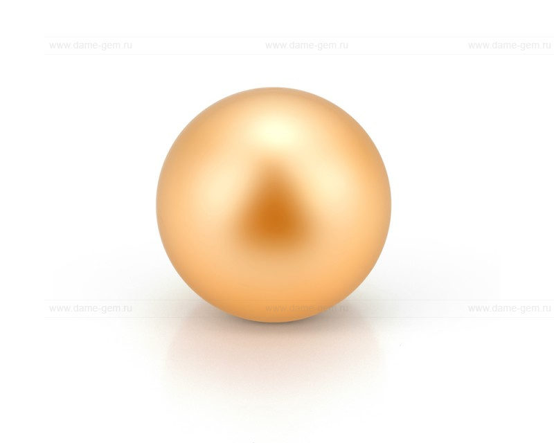 Жемчужина круглая золотистая 10-10,5 мм. Класс наивысший ААА. Артикул 9849 Жемчужина круглая золотистая 10-10,5 мм. Класс наивысший ААА. Артикул 9849